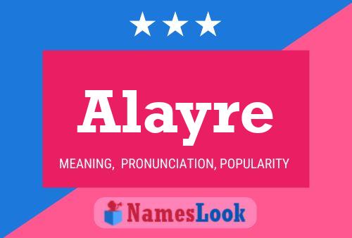 ملصق اسم Alayre