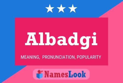 ملصق اسم Albadgi