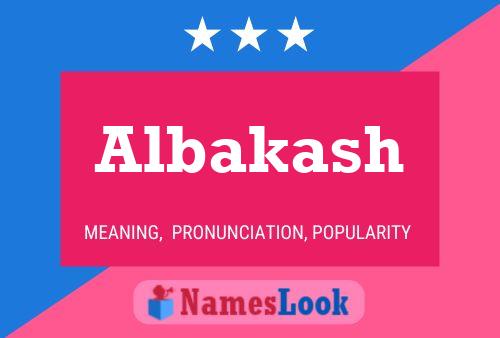 ملصق اسم Albakash