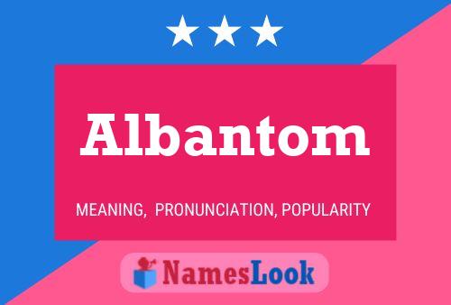 ملصق اسم Albantom