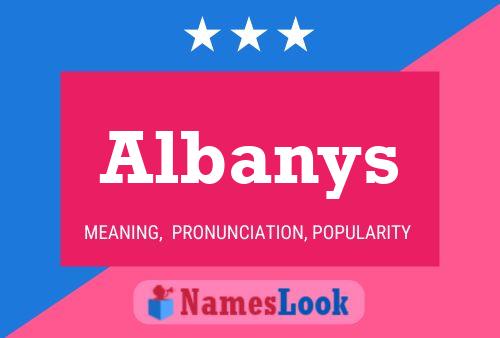 ملصق اسم Albanys