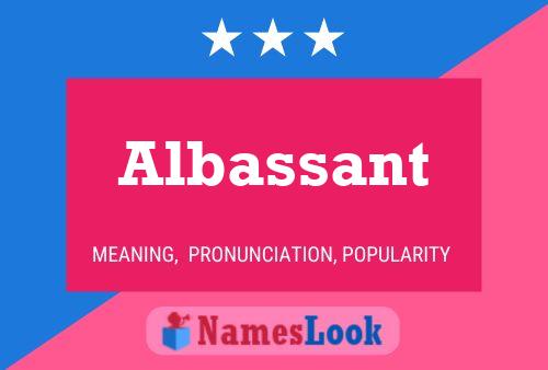 ملصق اسم Albassant