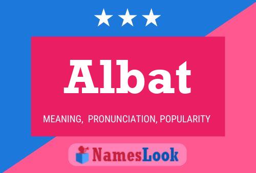 ملصق اسم Albat