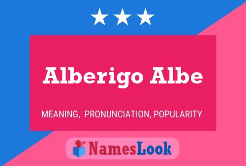 ملصق اسم Alberigo Albe