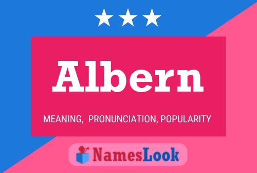 ملصق اسم Albern