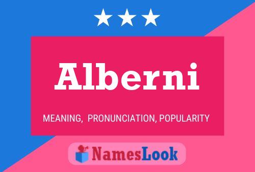 ملصق اسم Alberni