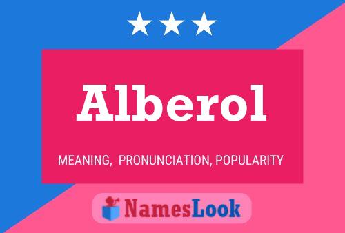 ملصق اسم Alberol