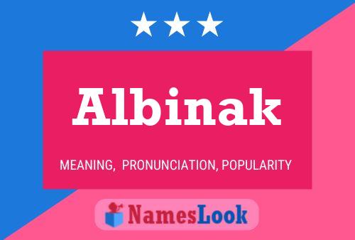 ملصق اسم Albinak