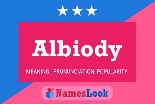 ملصق اسم Albiody