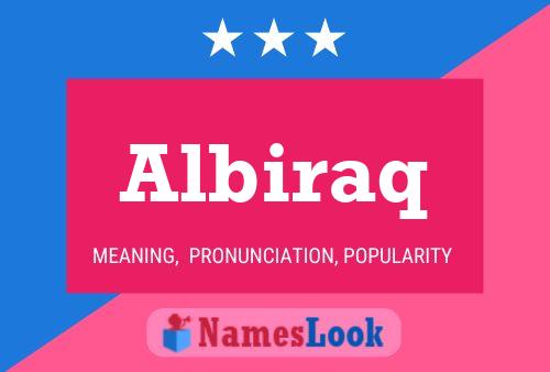 ملصق اسم Albiraq