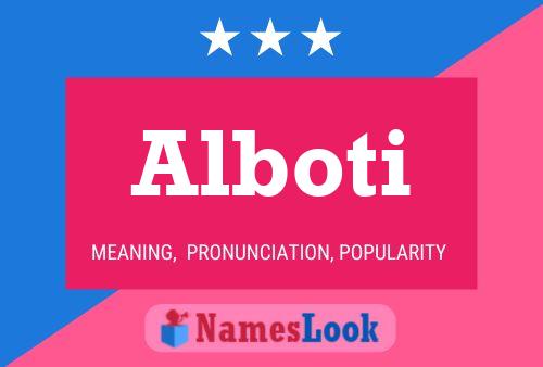 ملصق اسم Alboti