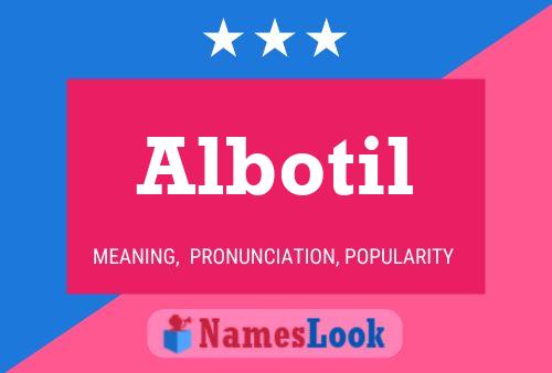 ملصق اسم Albotil