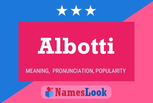 ملصق اسم Albotti