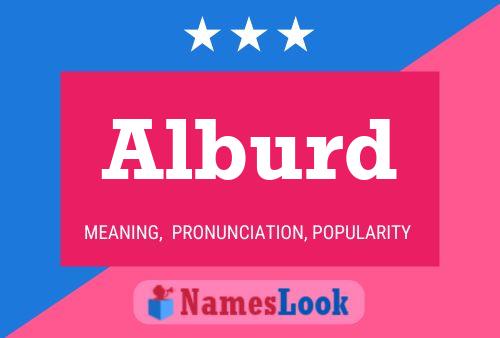 ملصق اسم Alburd