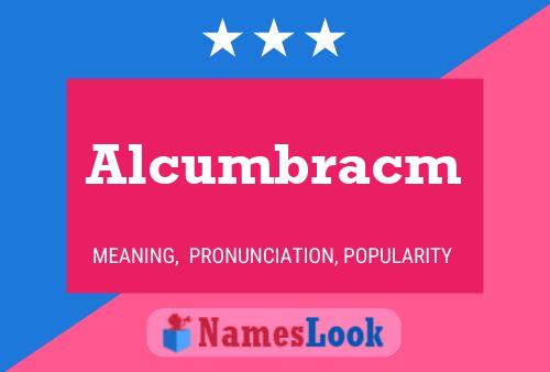 ملصق اسم Alcumbracm