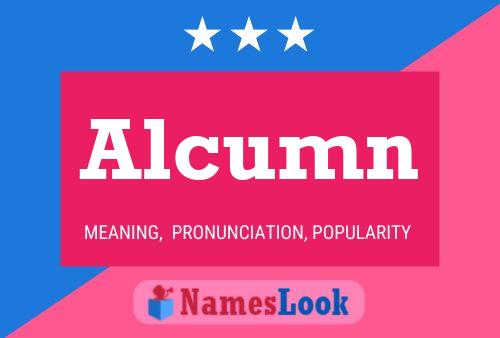 ملصق اسم Alcumn