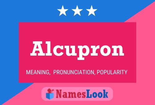 ملصق اسم Alcupron