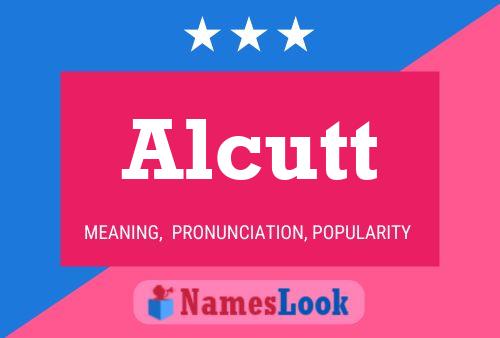 ملصق اسم Alcutt