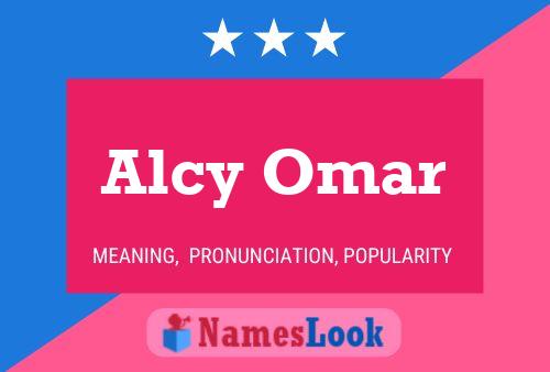 ملصق اسم Alcy Omar