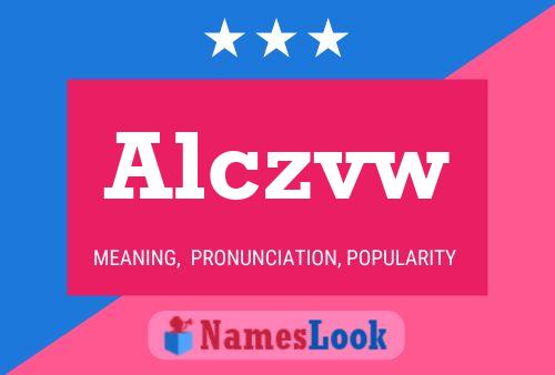 ملصق اسم Alczvw