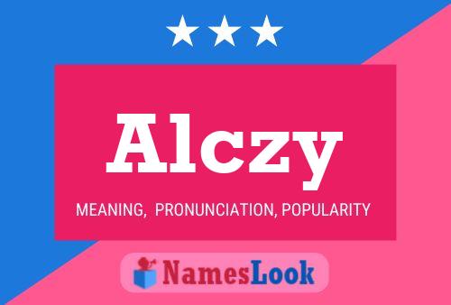 ملصق اسم Alczy