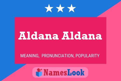 ملصق اسم Aldana Aldana