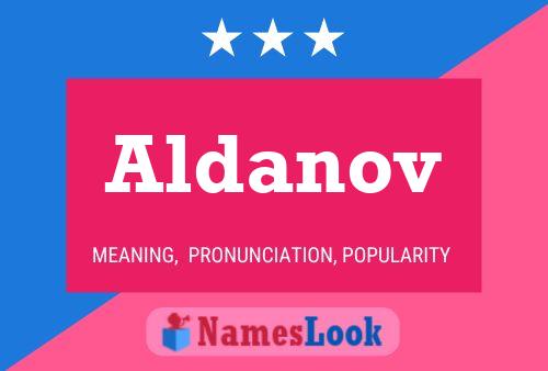 ملصق اسم Aldanov