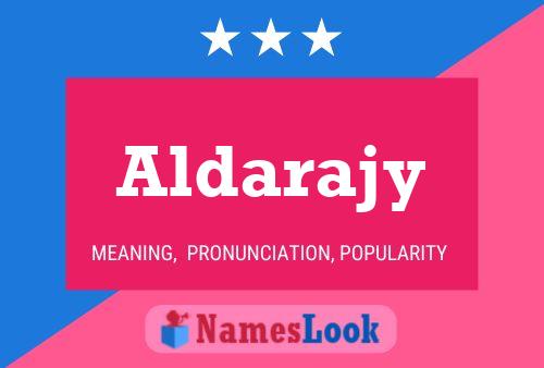 ملصق اسم Aldarajy