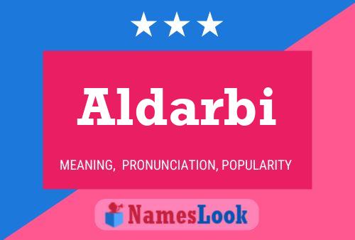 ملصق اسم Aldarbi