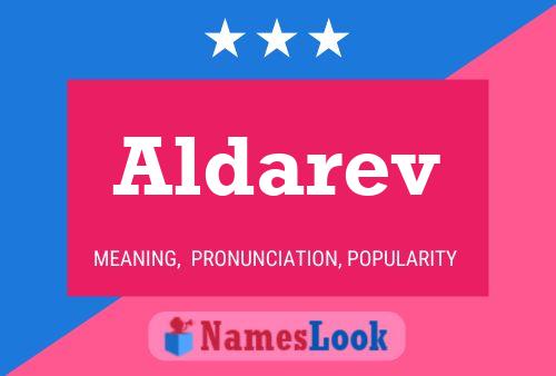 ملصق اسم Aldarev