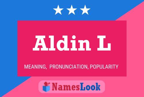 ملصق اسم Aldin L