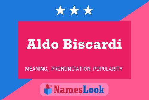 ملصق اسم Aldo Biscardi