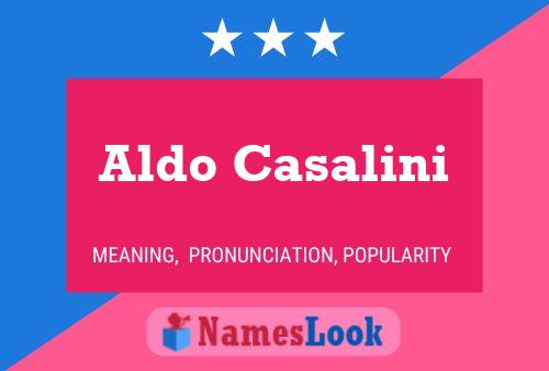 ملصق اسم Aldo Casalini