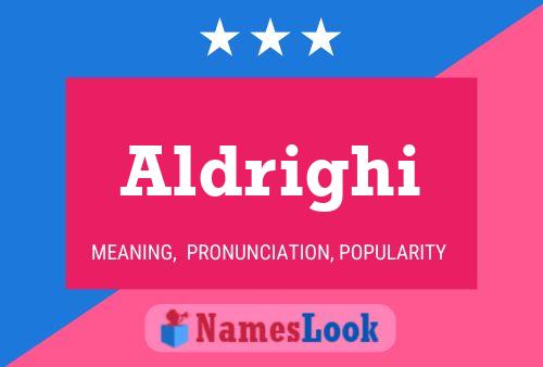 ملصق اسم Aldrighi