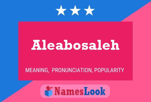 ملصق اسم Aleabosaleh