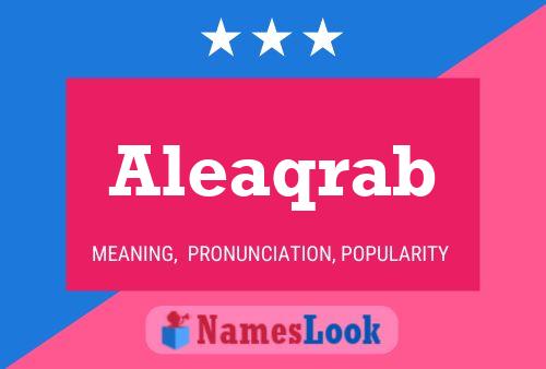 ملصق اسم Aleaqrab