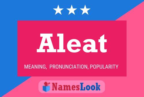 ملصق اسم Aleat