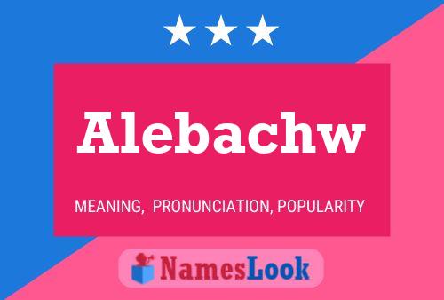 ملصق اسم Alebachw