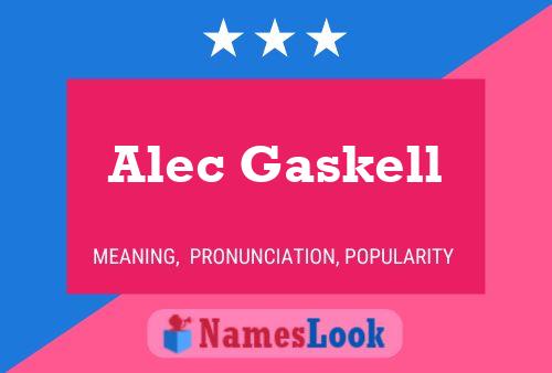 ملصق اسم Alec Gaskell