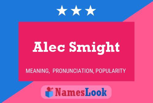 ملصق اسم Alec Smight