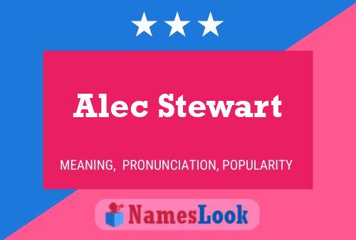 ملصق اسم Alec Stewart