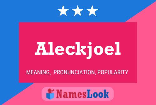 ملصق اسم Aleckjoel