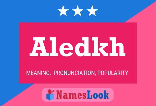 ملصق اسم Aledkh