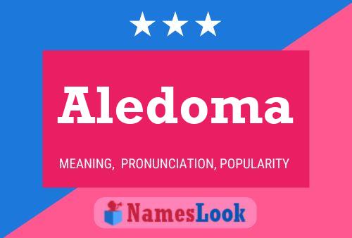 ملصق اسم Aledoma