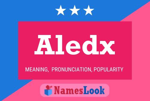 ملصق اسم Aledx