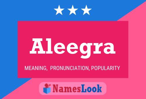 ملصق اسم Aleegra