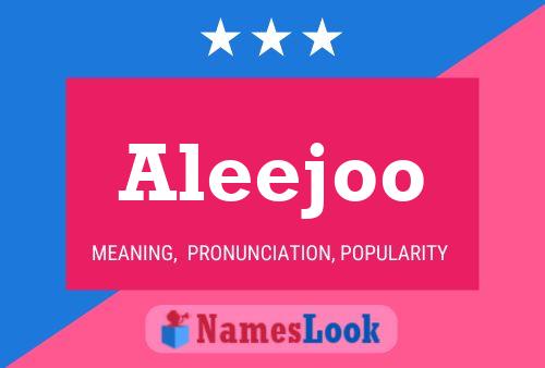 ملصق اسم Aleejoo