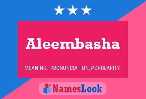 ملصق اسم Aleembasha