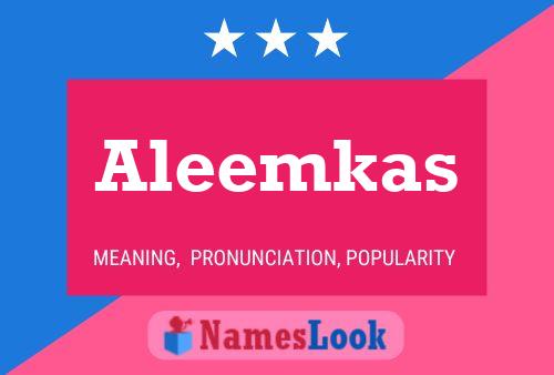 ملصق اسم Aleemkas