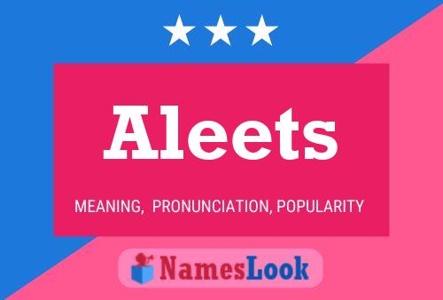 ملصق اسم Aleets